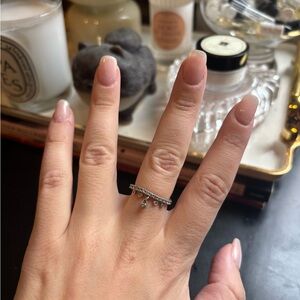 Pandora Silver Solitaire Ring